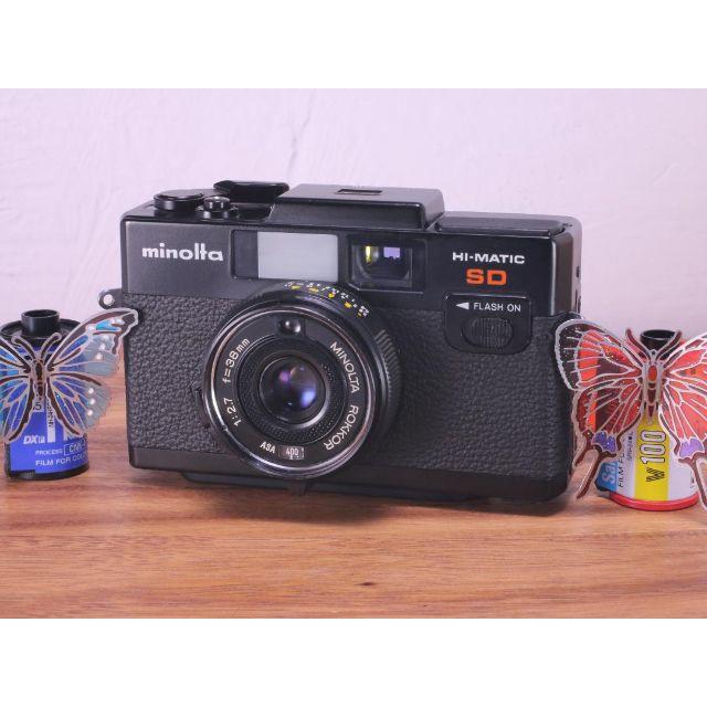 完動品◎ MINOLTA HI-MATIC SD フィルムカメラの+inforsante.fr