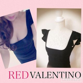 レッドヴァレンティノ(RED VALENTINO)のレッドヴァレンティノ ♡(ひざ丈ワンピース)