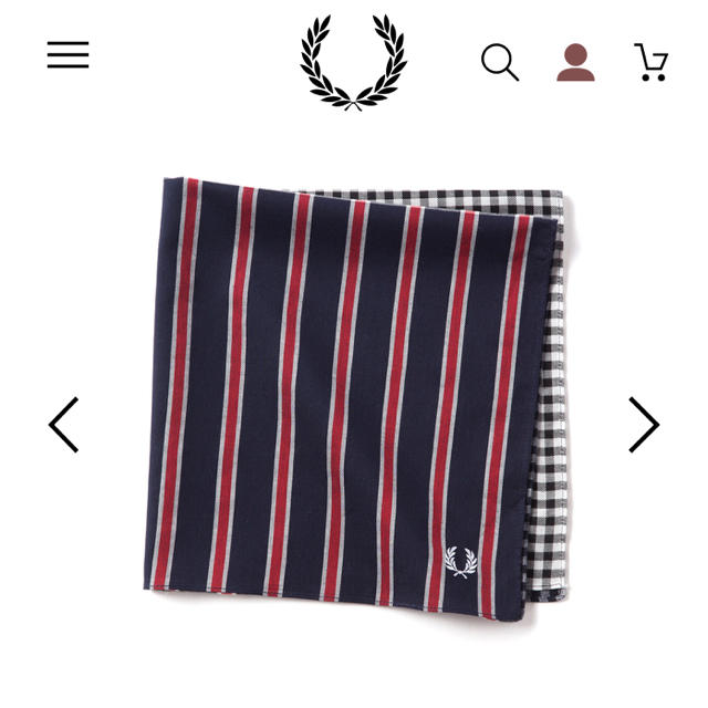 FRED PERRY(フレッドペリー)のフレッドペリー　ハンカチ レディースのファッション小物(ハンカチ)の商品写真