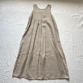 フォグリネンワーク(fog linen work)のfoglinenwork ノースリブワンピース(ひざ丈ワンピース)