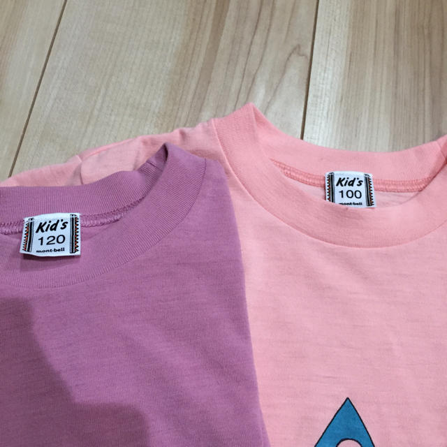 mont bell(モンベル)のモンベル Tシャツ お揃い キッズ/ベビー/マタニティのキッズ服男の子用(90cm~)(Tシャツ/カットソー)の商品写真