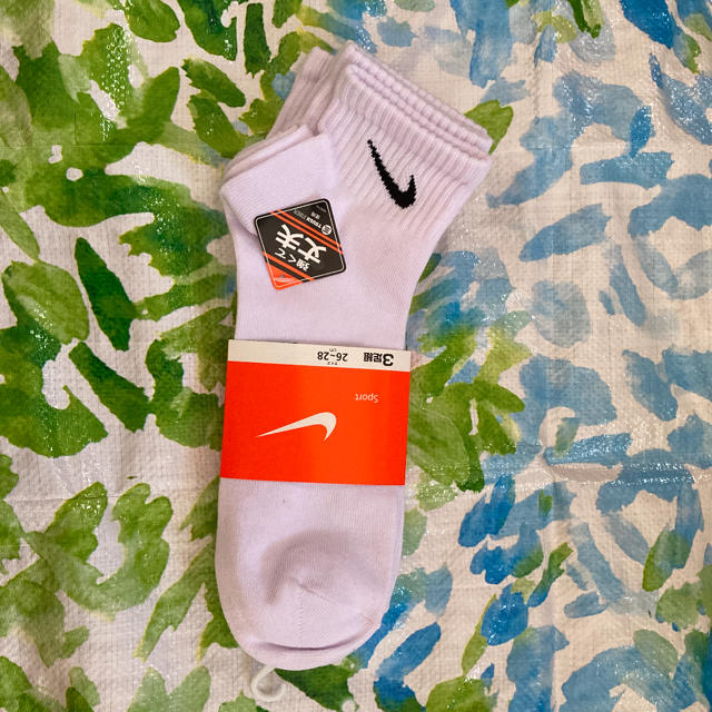 NIKE(ナイキ)のナイキ靴下　白　3足　新品 メンズのレッグウェア(ソックス)の商品写真