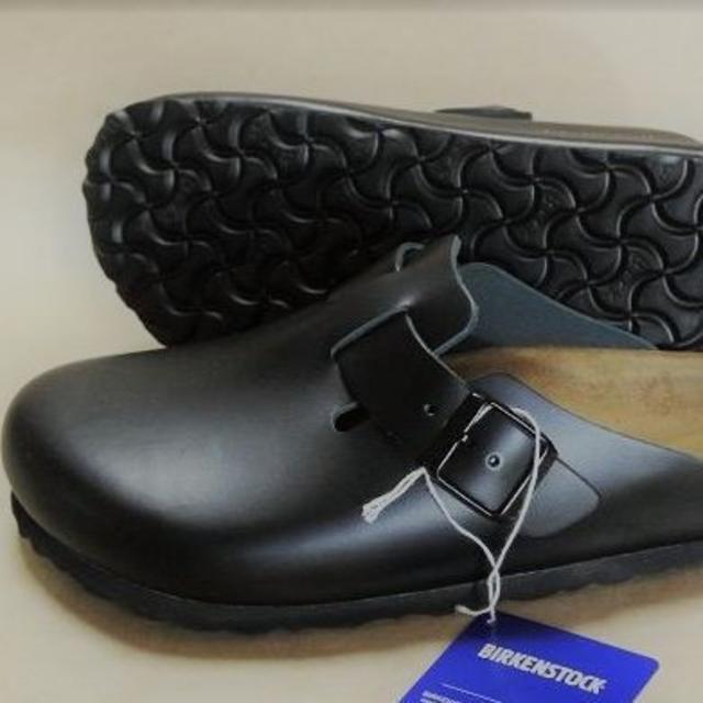 BIRKENSTOCK(ビルケンシュトック)のBirkenstockビルケンシュトックBostonボストン黒本革 EU42 メンズの靴/シューズ(サンダル)の商品写真