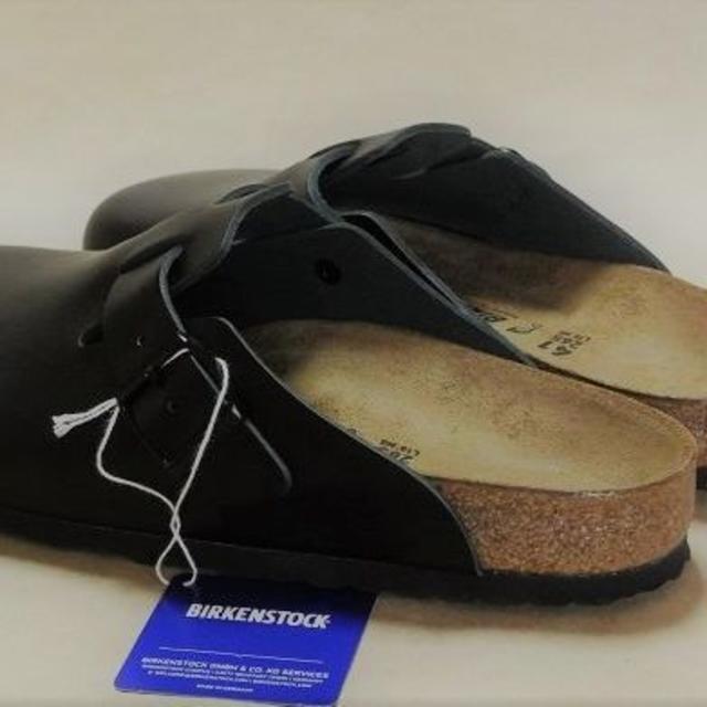 BIRKENSTOCK(ビルケンシュトック)のBirkenstockビルケンシュトックBostonボストン黒本革 EU42 メンズの靴/シューズ(サンダル)の商品写真