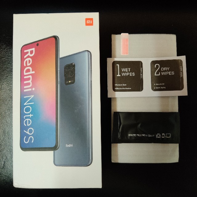 （ガラスフィルム付）redmi note9s 64GB/4GB