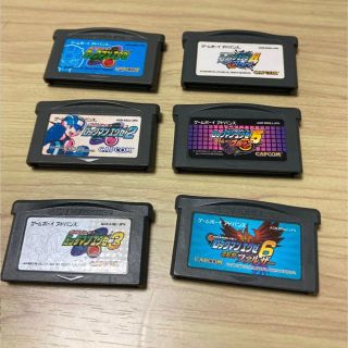 カプコン(CAPCOM)のロックマンエグゼ1〜6  中古(携帯用ゲームソフト)