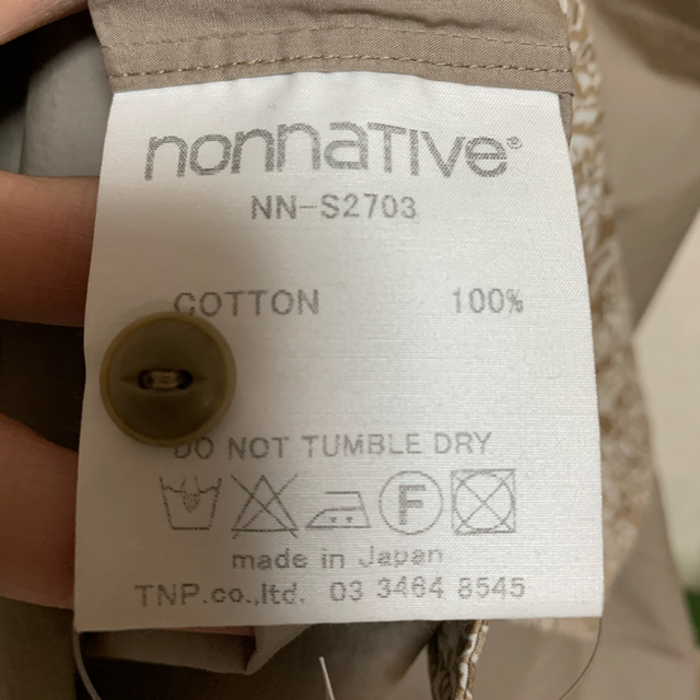 nonnative(ノンネイティブ)のnonnative ロングプルオーバーシャツ メンズのトップス(シャツ)の商品写真