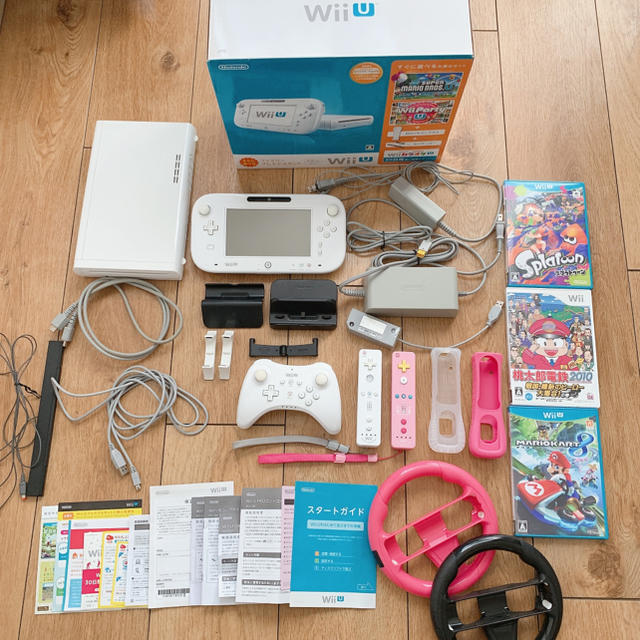 Wii U - Wii U 本体 ソフト5本セット！の通販 by ♡｜ウィーユーならラクマ