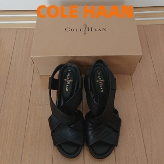 コールハーン(Cole Haan)の《中古・美品》COLE HAAN ウェッジサンダル(サンダル)