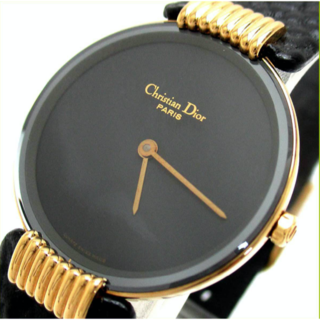 クリスチャンディオール(Christian Dior)のクリスチャン・ディオール バギラ レディース 黒文字盤(腕時計)