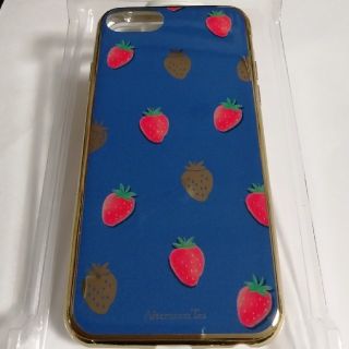 アフタヌーンティー(AfternoonTea)の 新品　訳あり　iPhone スマホケース アフタヌーンティー  イチゴ柄(iPhoneケース)