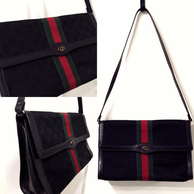 Gucci - GUCCI オールドグッチ シェリーライン ショルダーバッグの通販