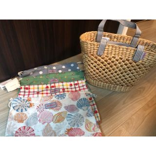 キャスキッドソン(Cath Kidston)のマリイ様専用　キャスキッドソン　Cath Kidston かごバッグ　カゴバック(かごバッグ/ストローバッグ)