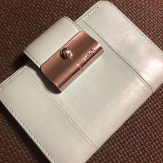 コーチ(COACH)のcoach ミニ財布 ミントグリーン(財布)