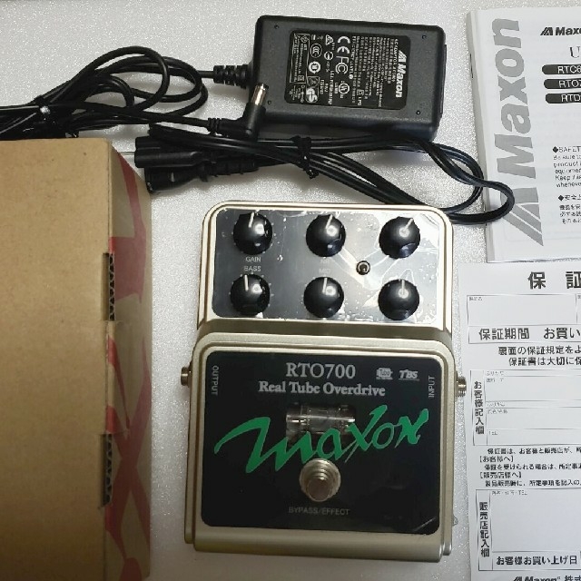 Maxon RTO700 Real Tube Overdrive 楽器のギター(エフェクター)の商品写真
