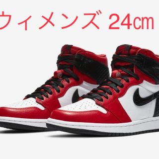 ナイキ(NIKE)のNIKE WMNS AIR JORDAN1 HIGH SATIN 24㎝ 新品(スニーカー)