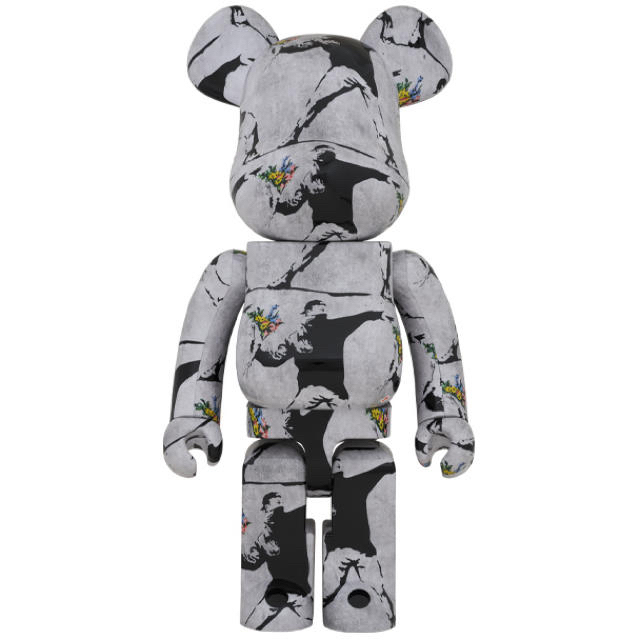 日本最大の MEDICOM Bomber Flower 1000% BE@RBRICK ベアブリック