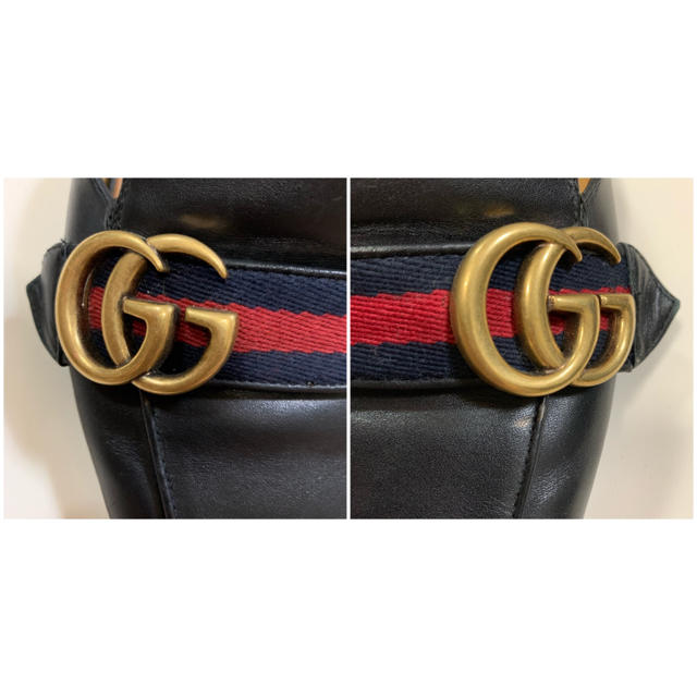 GUCCI レザースリッパ GUCCI レザースリッパ