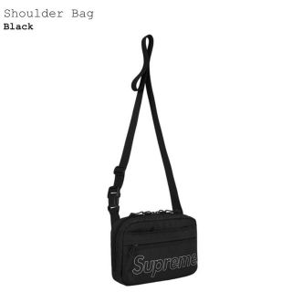 シュプリーム(Supreme)のSupreme CORDURA Shoulder Bag Black(ショルダーバッグ)