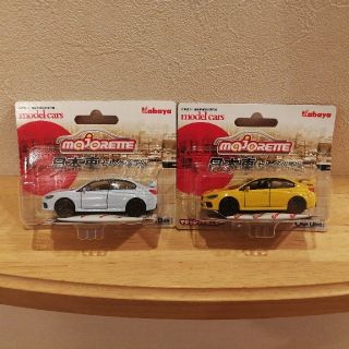 マジョレット スバル WRX STi 2台セット 日本車 セレクション(ミニカー)