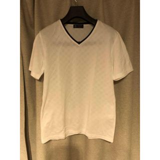 エムケーミッシェルクランオム(MK MICHEL KLEIN homme)のMKミッシェルクランオム　お洒落シロ tシャツ(Tシャツ/カットソー(半袖/袖なし))