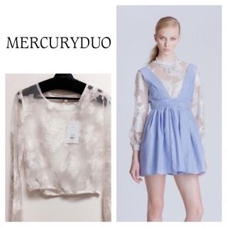 マーキュリーデュオ(MERCURYDUO)のMERCURYDUO♡フラワーブラウス(シャツ/ブラウス(長袖/七分))