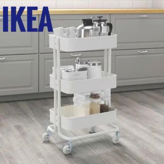 イケア(IKEA)の新品未使用！IKEA RASKOG ロースコグ ワゴン  (キッチン収納)