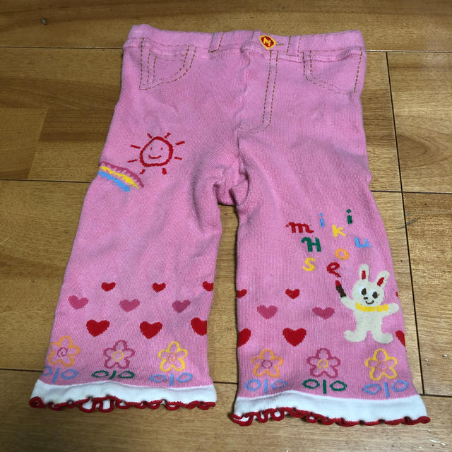 mikihouse(ミキハウス)の100   ミキハウス   女の子　スパッツ キッズ/ベビー/マタニティのキッズ服女の子用(90cm~)(パンツ/スパッツ)の商品写真