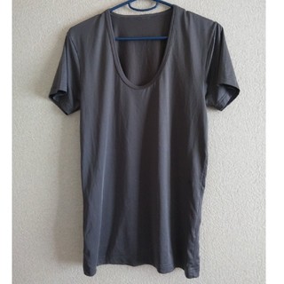ジーユー(GU)のGU ドライ　Tシャツ　Uネック(Tシャツ/カットソー(半袖/袖なし))