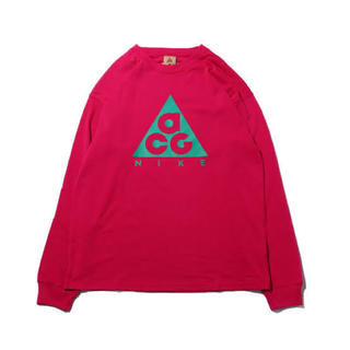 ナイキ(NIKE)の新品！NIKE ACG Long Tee Pink Green(Tシャツ/カットソー(七分/長袖))