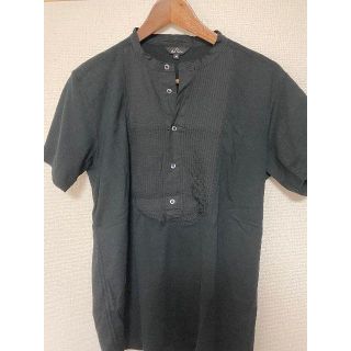 ポールスミス(Paul Smith)のポールスミス　ネック シャツ TEE◆ブラック Mサイズ(Tシャツ/カットソー(半袖/袖なし))