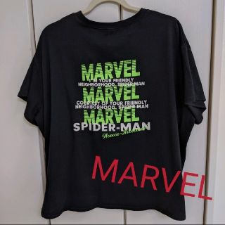 マーベル(MARVEL)の【コン様専用*】MARVEL　Tシャツ　ロゴT　L(Tシャツ(半袖/袖なし))