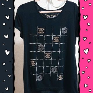 レディース　トップス　半袖　BK 3L(Tシャツ(半袖/袖なし))