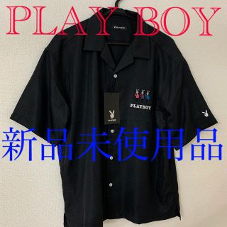 プレイボーイ(PLAYBOY)の新品　プレイボーイ　シャツ　ブラック(シャツ)