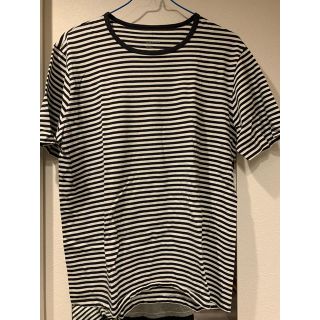 ムジルシリョウヒン(MUJI (無印良品))のMUJI ボーダー Tシャツ Lサイズ(Tシャツ/カットソー(半袖/袖なし))