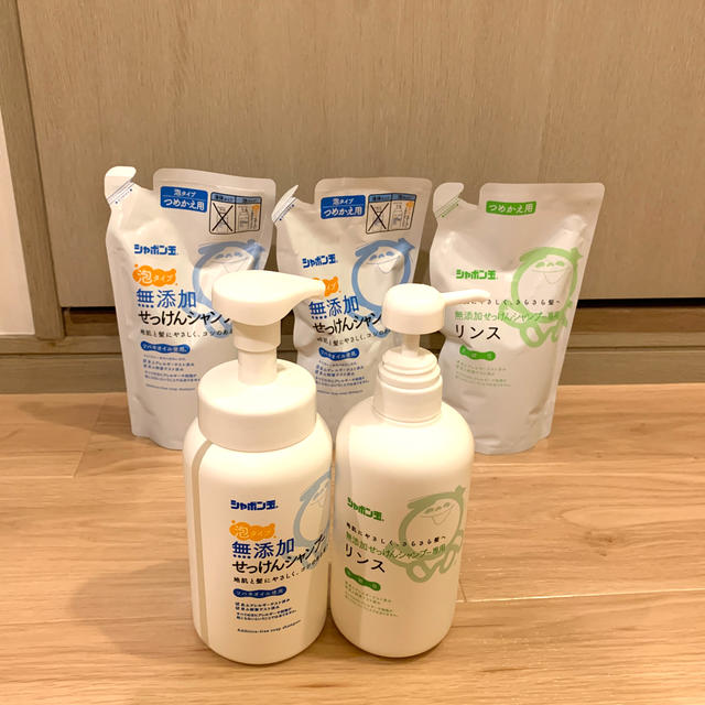 シャボン玉 無添加せっけんシャンプー専用リンス替え 420ml - リンス