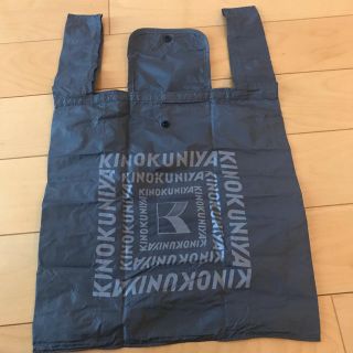 紀伊國屋　エコバッグ　スモールショッパー　　ダークグレー⭐︎新品未使用(エコバッグ)
