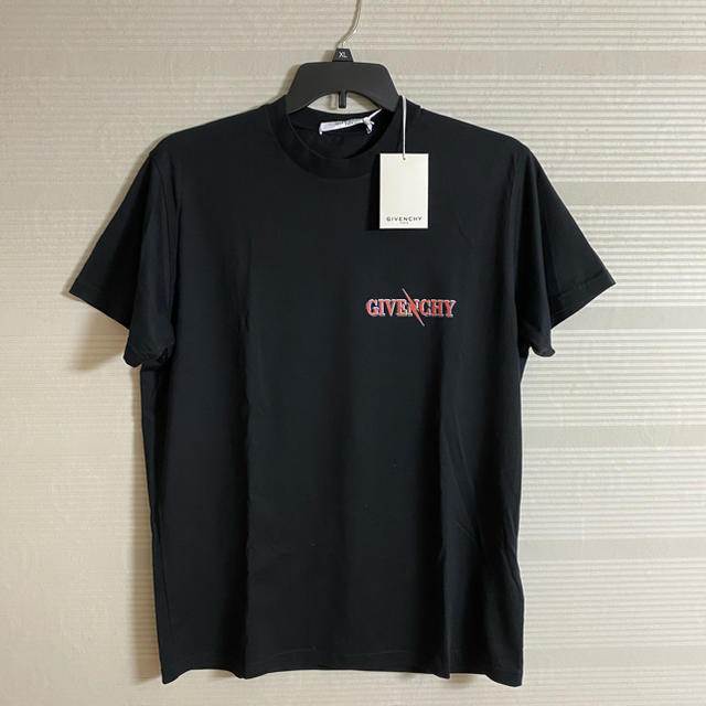 新品 本物 正規品 GIVENCHY ジバンシー メンズ Tシャツ ロゴ 黒トップス