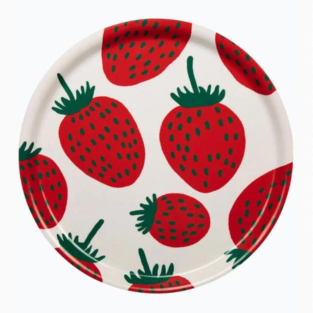 marimekko(マリメッコ)の新品　マリメッコ プライウッド　トレイ マンシッカ  marimekko トレー インテリア/住まい/日用品のキッチン/食器(テーブル用品)の商品写真