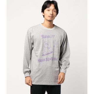 スカラー(ScoLar)のScoLar Parity スカラーパリティ　ねこ先輩　ロングスリーブTシャツ(Tシャツ(長袖/七分))