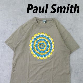 ポールスミス(Paul Smith)のPaul Smith JEANS グラフィックプリント 花柄 波紋柄 カーキ(Tシャツ/カットソー(半袖/袖なし))