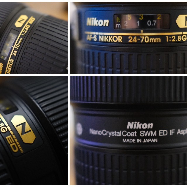 Nikon(ニコン)のNikkor 24-70mm F2.8G ED 美品 スマホ/家電/カメラのカメラ(レンズ(ズーム))の商品写真