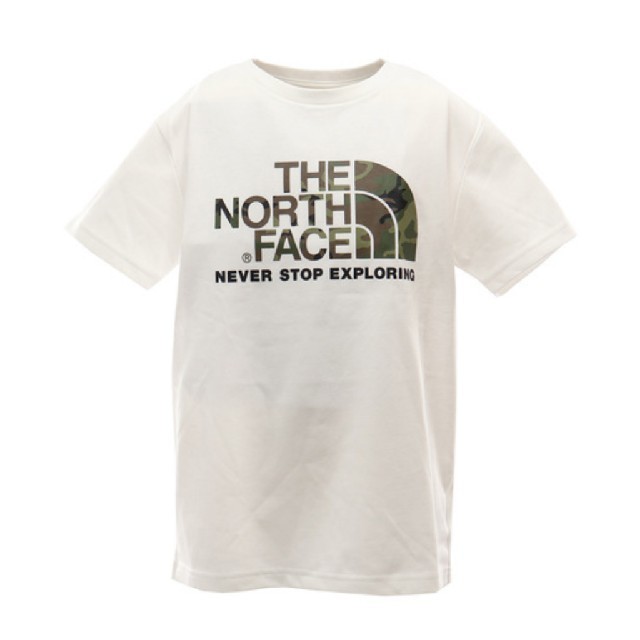 THE NORTH FACE(ザノースフェイス)のTHE NORTH FACE Tシャツ キッズ ホワイト キッズ/ベビー/マタニティのキッズ服男の子用(90cm~)(Tシャツ/カットソー)の商品写真