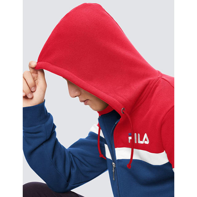 FILA(フィラ)のフィラ FILA スウエットフルジップパーカー ネイビー メンズM 新品 メンズのトップス(パーカー)の商品写真