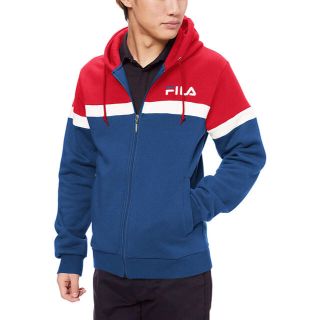 フィラ(FILA)のフィラ FILA スウエットフルジップパーカー ネイビー メンズM 新品(パーカー)