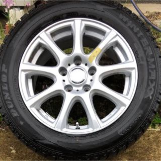 ダンロップ(DUNLOP)のダンロップ　205/60R/16 スノータイヤ ホイール4本セット　美品(タイヤ・ホイールセット)