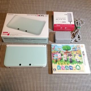 ニンテンドー3DS(ニンテンドー3DS)のニンテンドー3DS LL・とび森(両方中古)(携帯用ゲーム機本体)