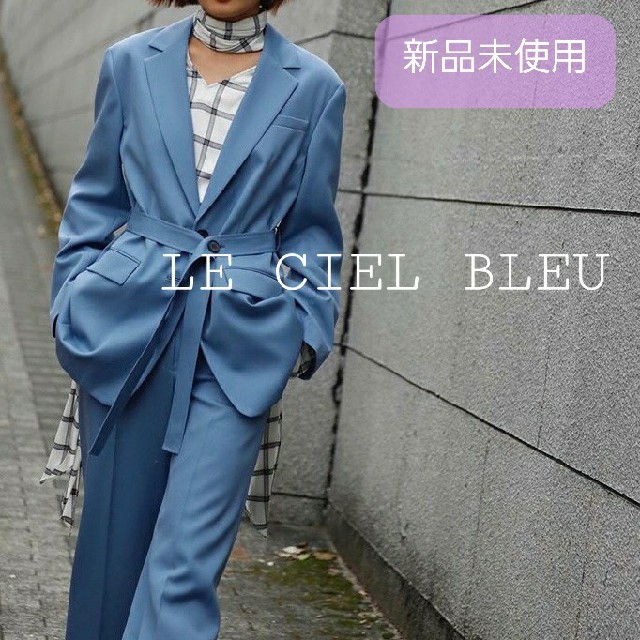 【LE CIEL BLEU】ベルテッドオーバーサイズジャケット