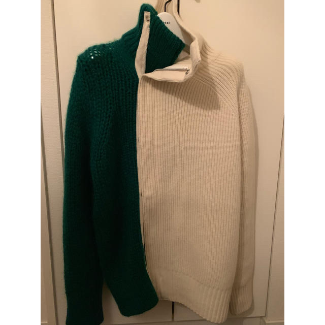 sacai(サカイ)のsacai Wool Knit Jacket メンズのトップス(ニット/セーター)の商品写真