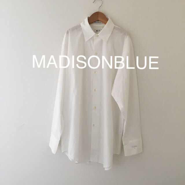 特販格安 美品 MADISONBLUE マディソンブルー 白シャツ 01
